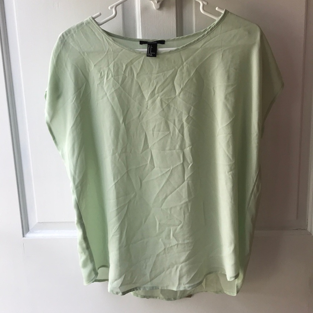 Teal shirt